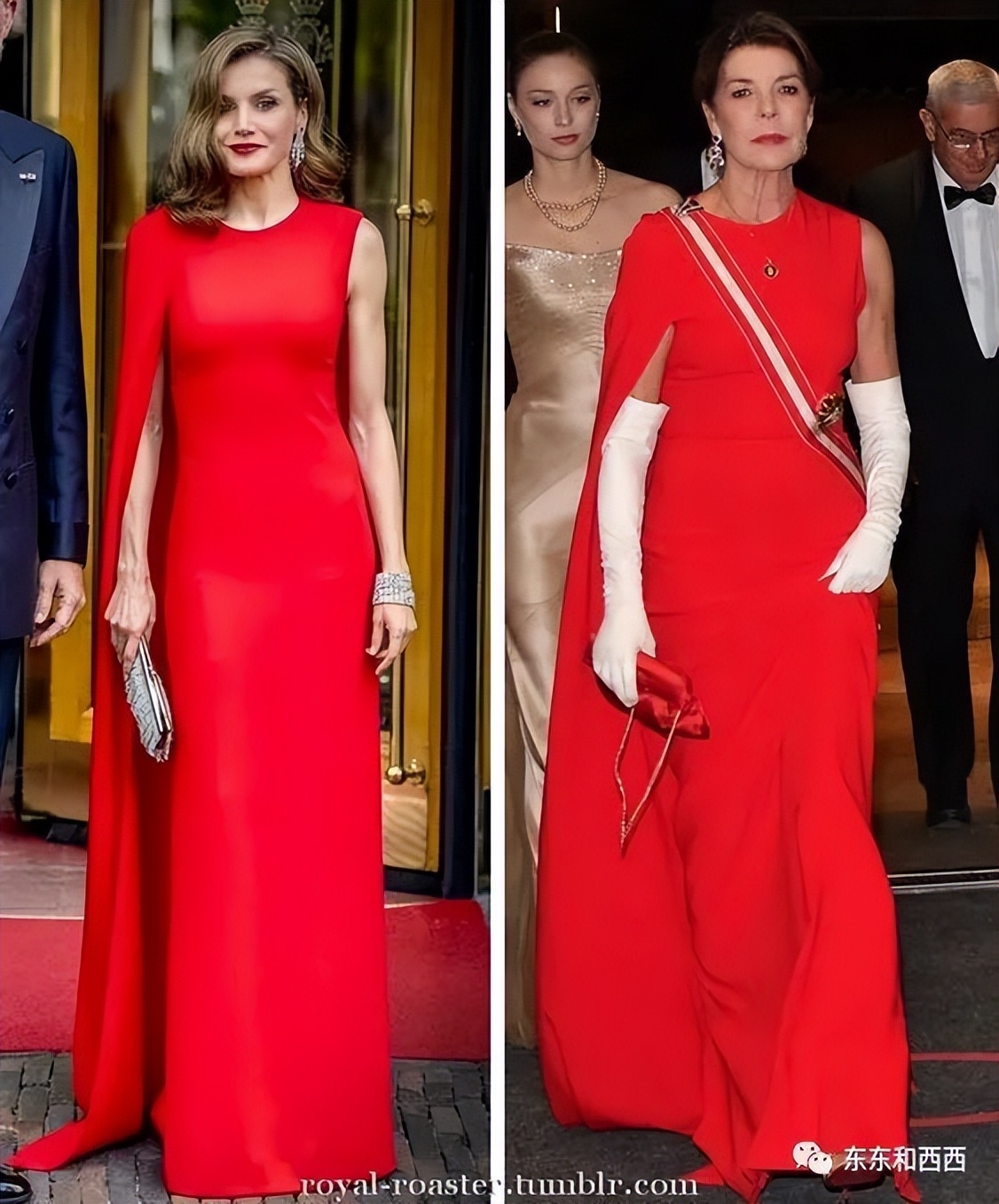 凯特王妃和玛丽王妃撞衫,凯特王妃瘦成纸片人