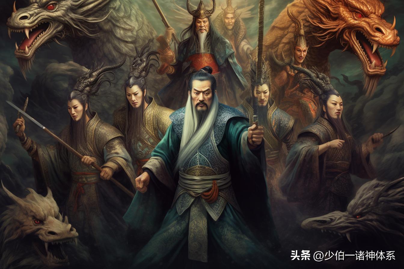 赵公明财神手下四个财神图,赵公明是南路财神还是北路财神