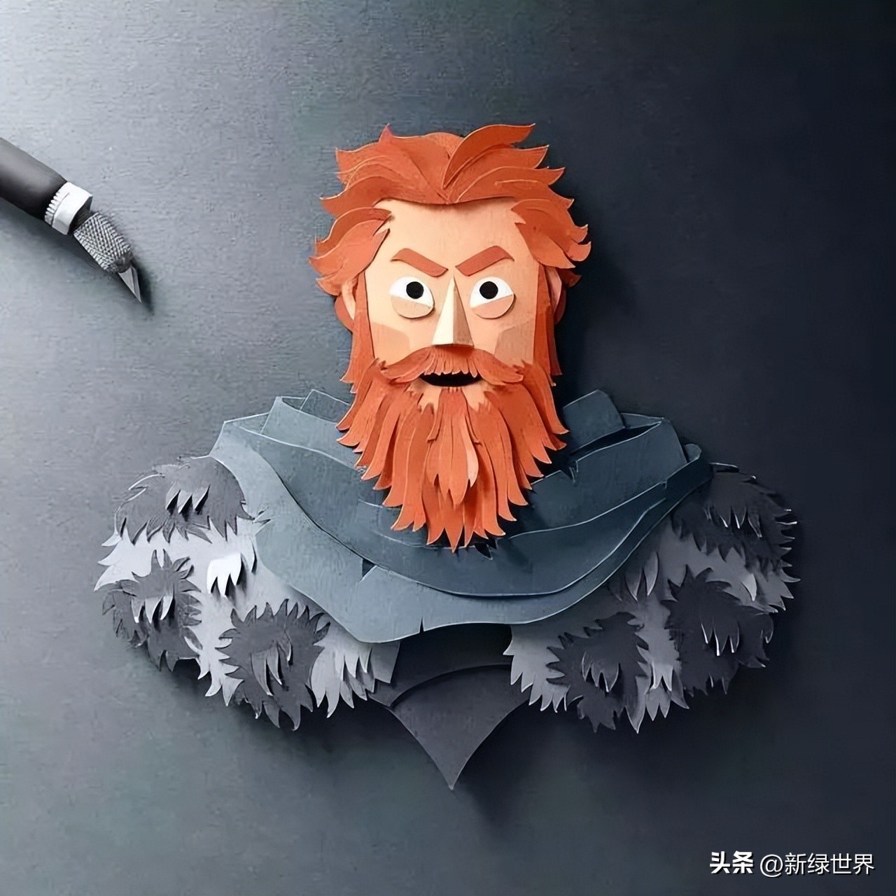 一组纸艺作品,令人惊艳的纸艺作品