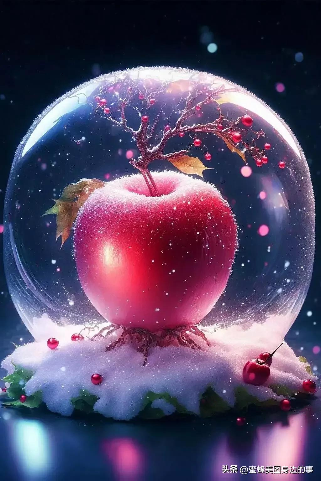 平安夜结平安果祝友友们平安喜乐,平安夜接平安果愿大家都平平安安