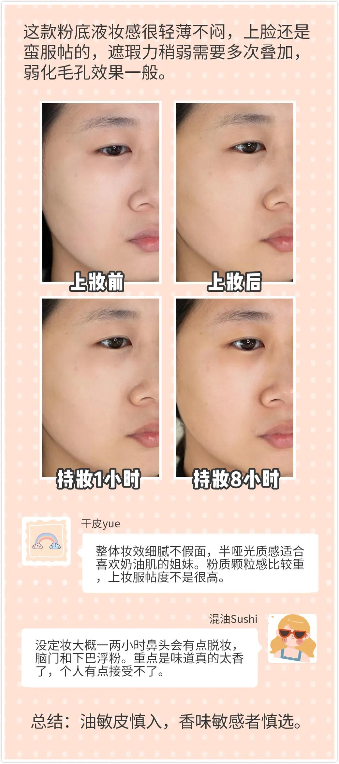 秋冬粉底液测评排行榜,秋冬粉底真实测评