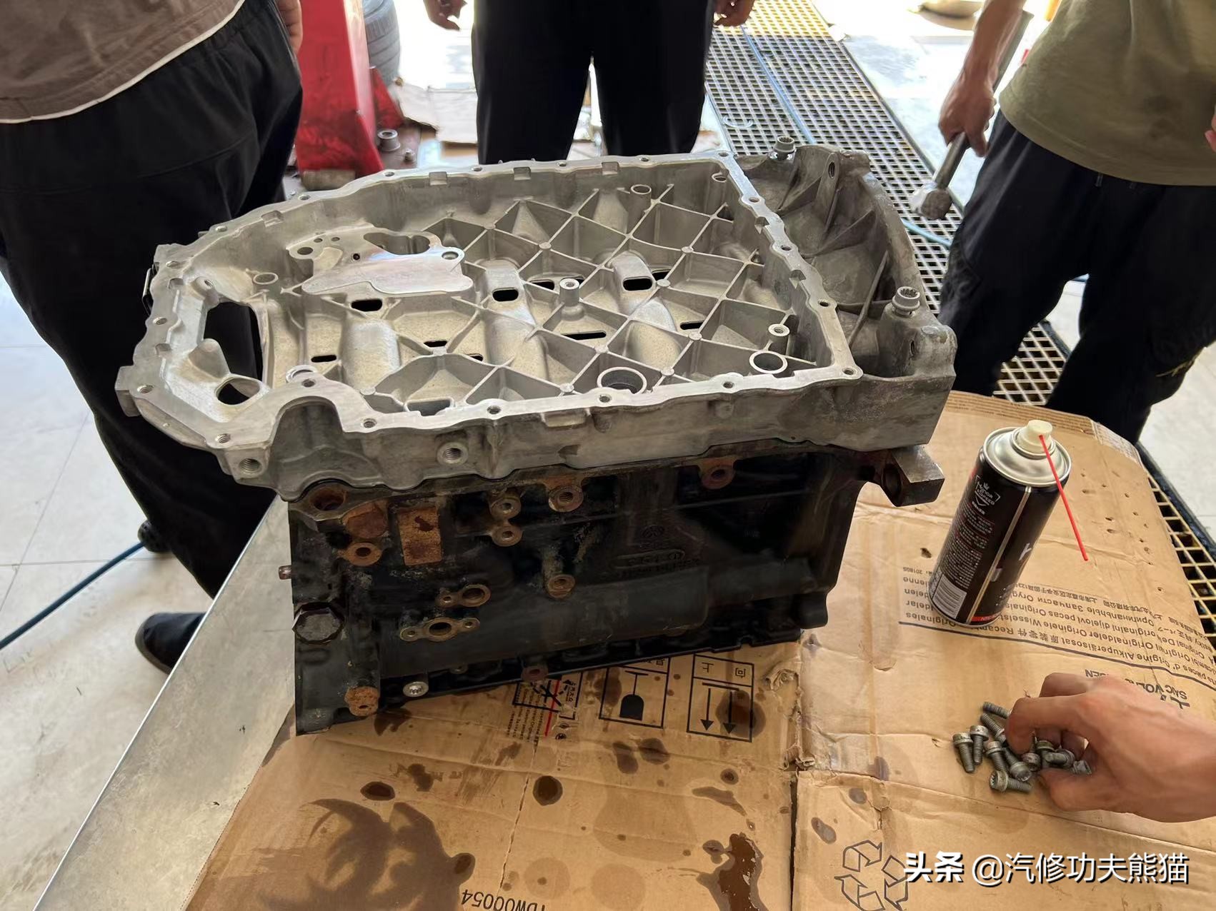 严谨的德国工人钣金修复,严谨的德国师傅修复事故车