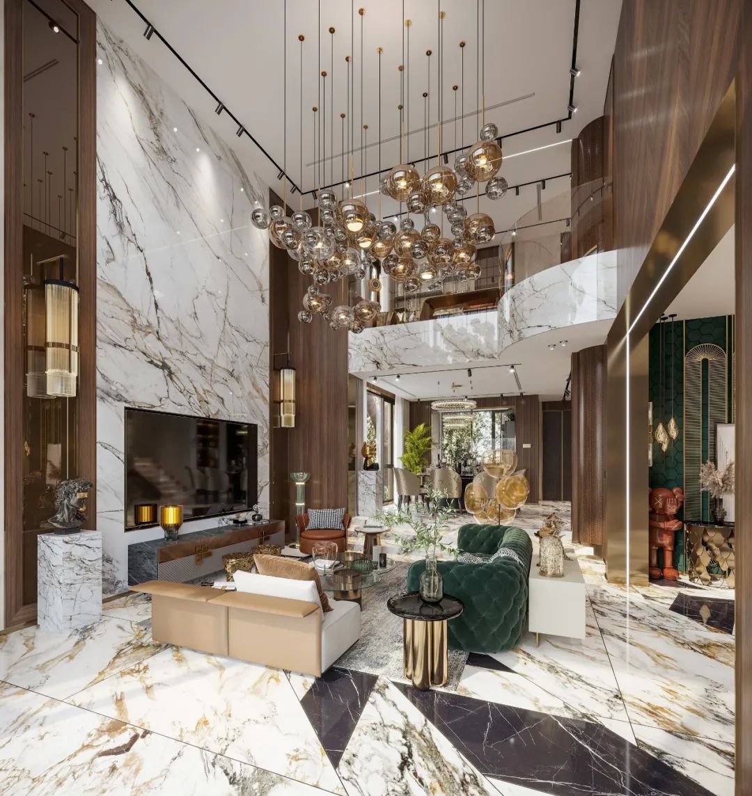 大理石打造的豪宅 (顶级豪宅客厅用什么大理石)