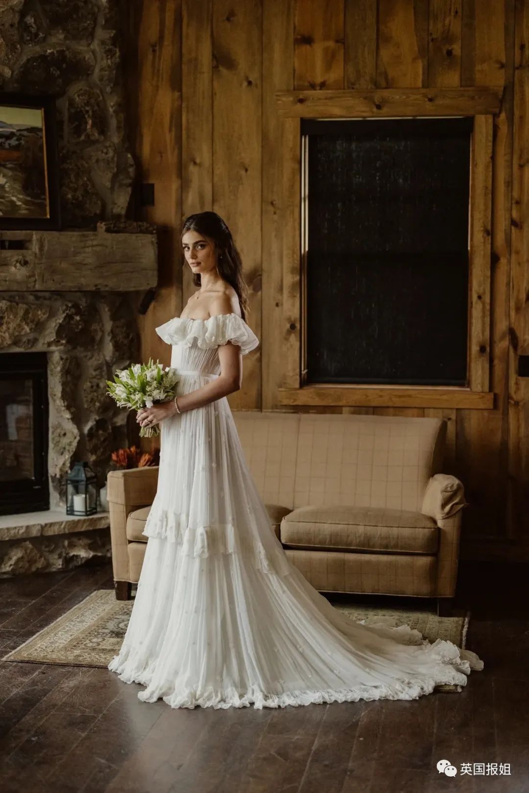 维密超模笑容甜美,维密甜美超模与英国贵公子结婚