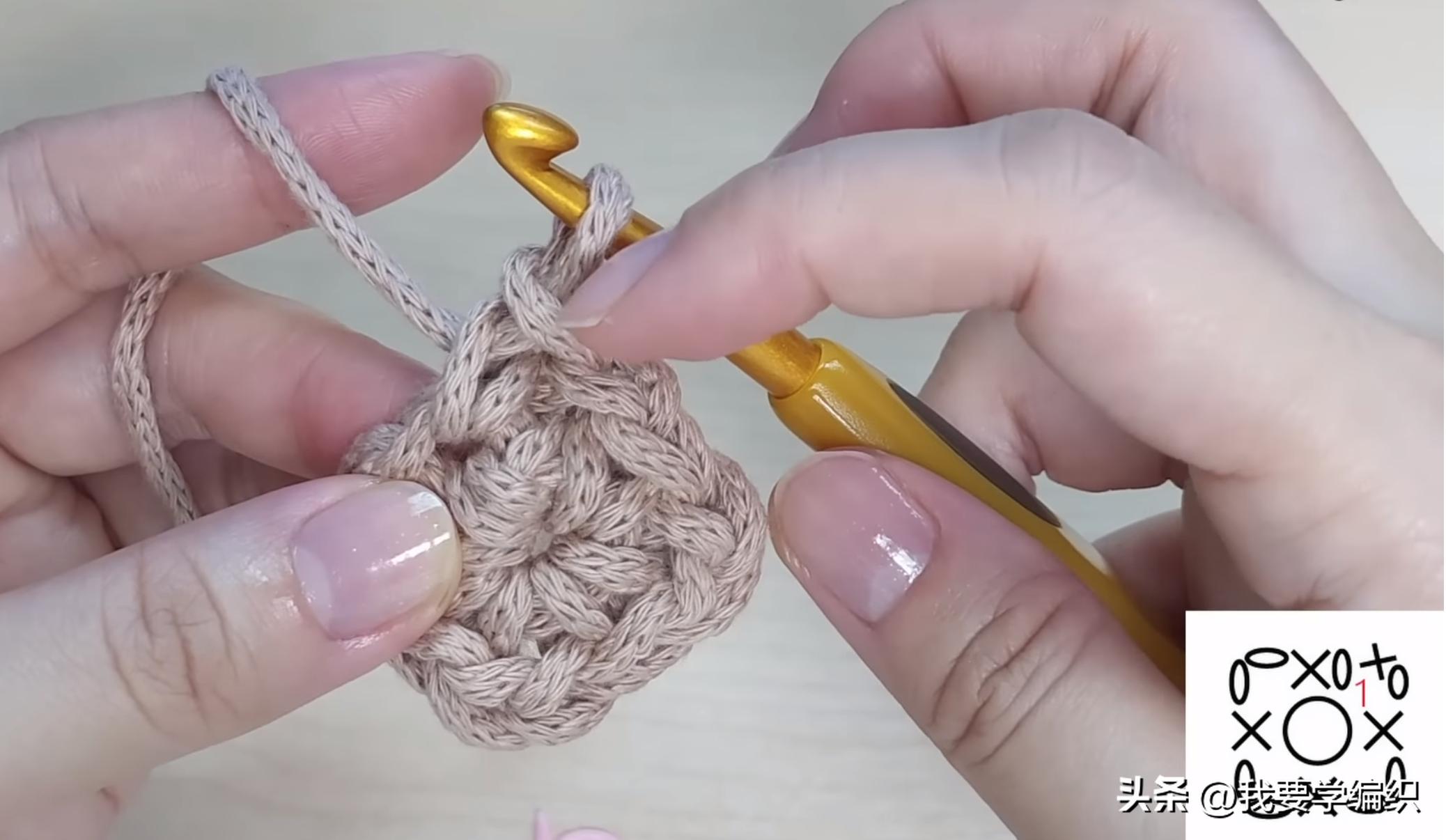 适合小姑娘提的手提包编织教程,小巧型编织包