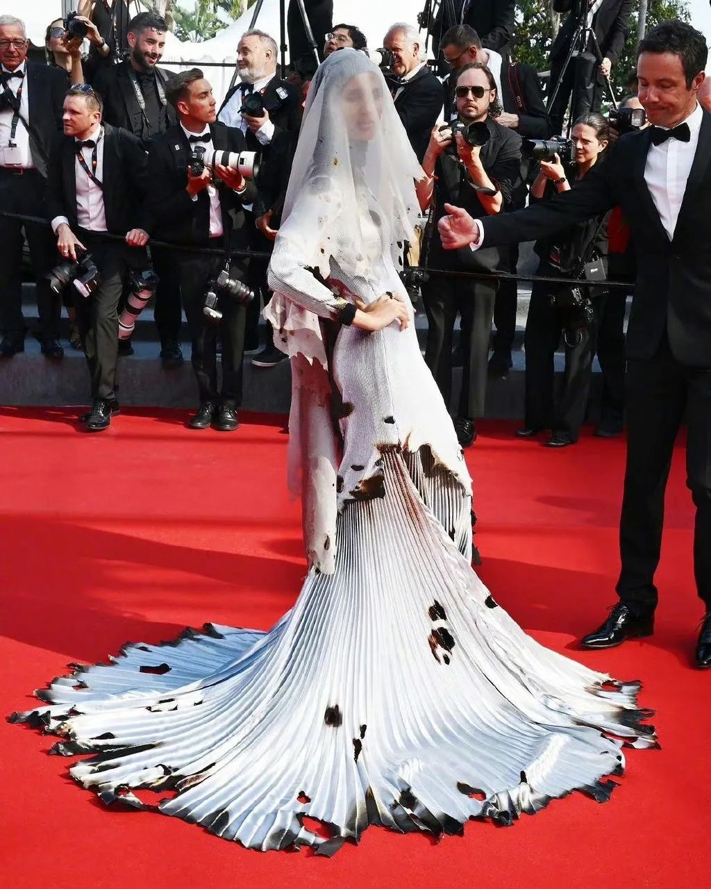 戛纳红毯范冰冰艳压群芳,范冰冰再次惊艳戛纳红毯