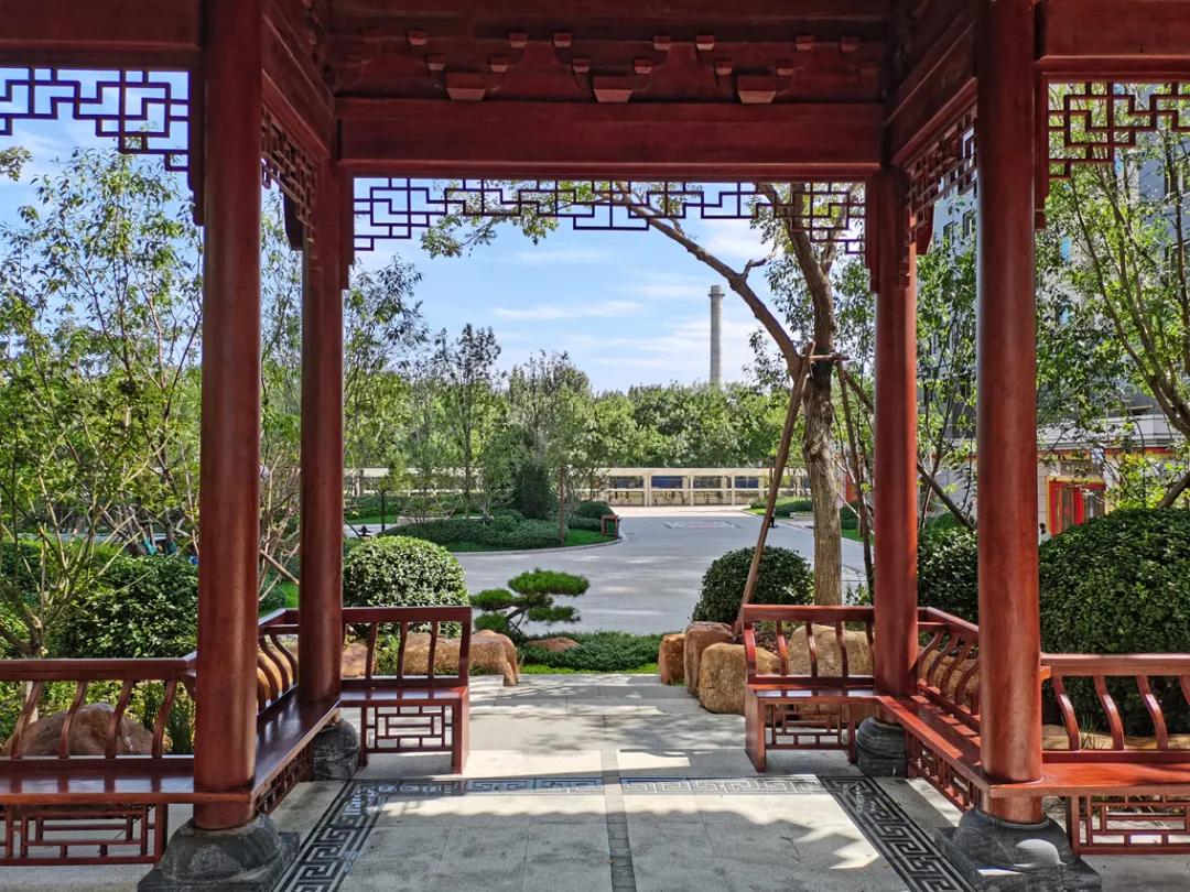 「园臻®作品」廊坊俪景嘉园“桃夭”主题景观之营造