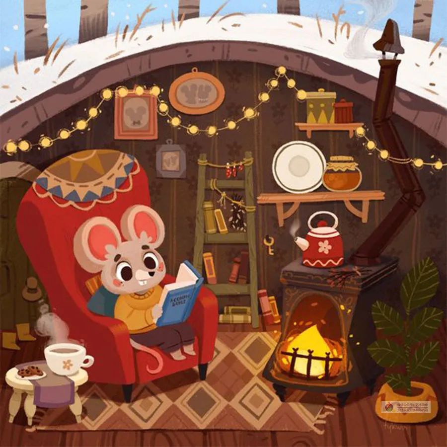 下雨天动物插画简单,如何保护企鹅生存的环境的插画