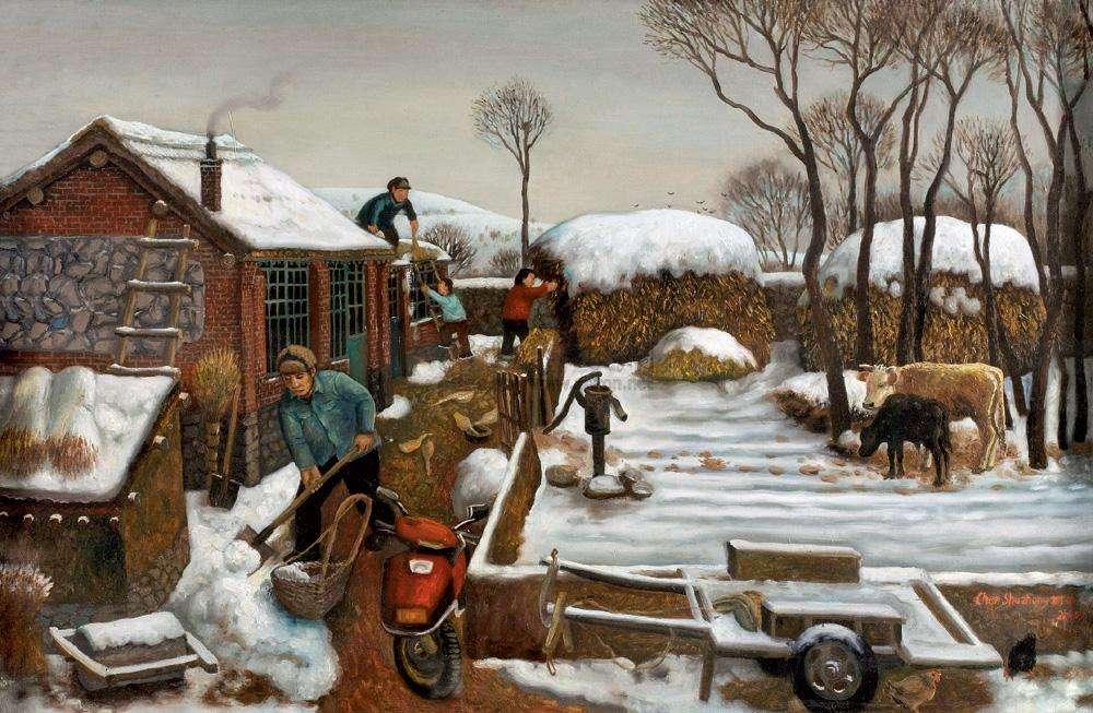 冬至雪满天,冬至散文风景