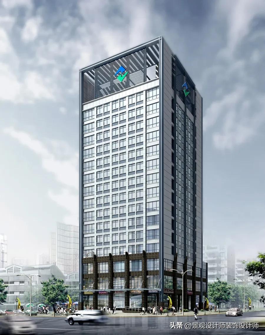 写字楼外观设计图大全,写字楼设计外观效果图