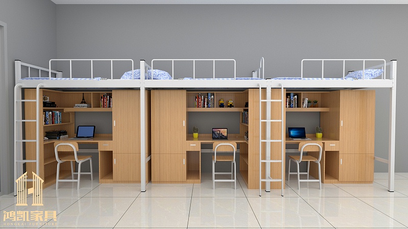 大学宿舍的床的尺寸图,学校宿舍床特点