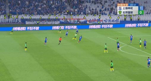 张稀哲助攻张玉宁董路,张稀哲推射破门