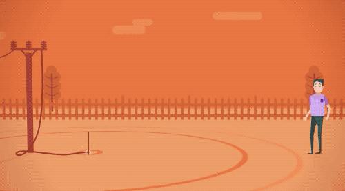 高压电线掉到地下了怎么办,高压电线落在地面