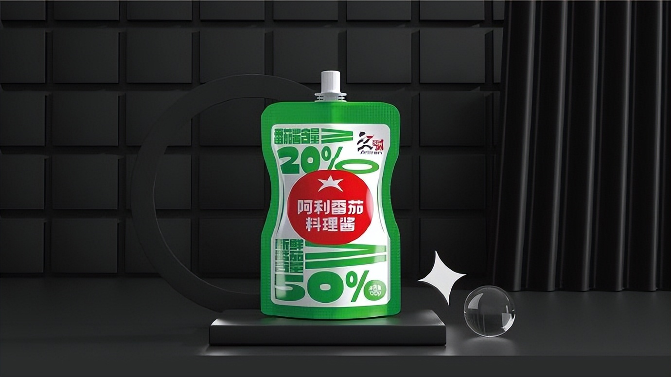 番茄酱包装设计,日本番茄酱包装设计