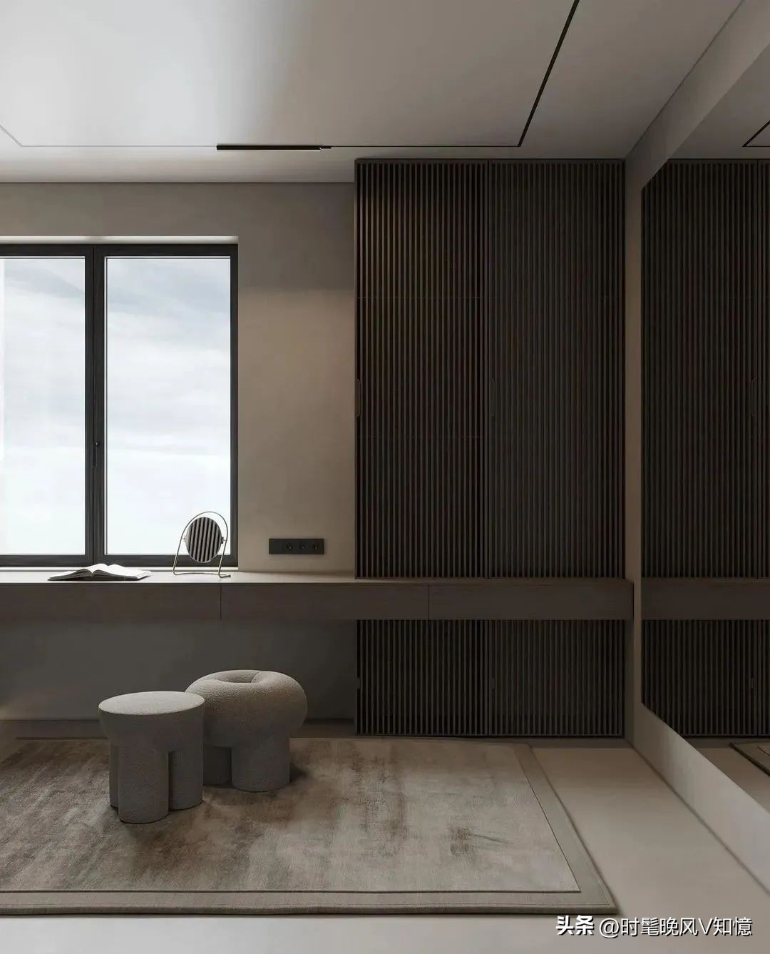 质感高级灰极简至奢的浪漫,客厅阳光房高级灰极简