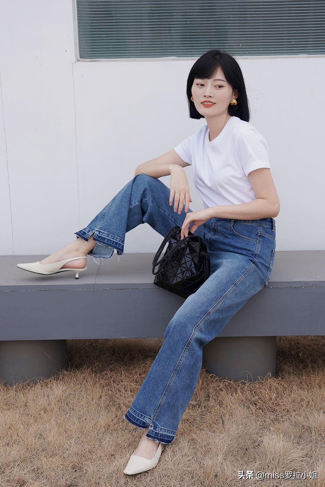 小个子雪纺v领上衣质感,女生穿搭ins高级质感上衣