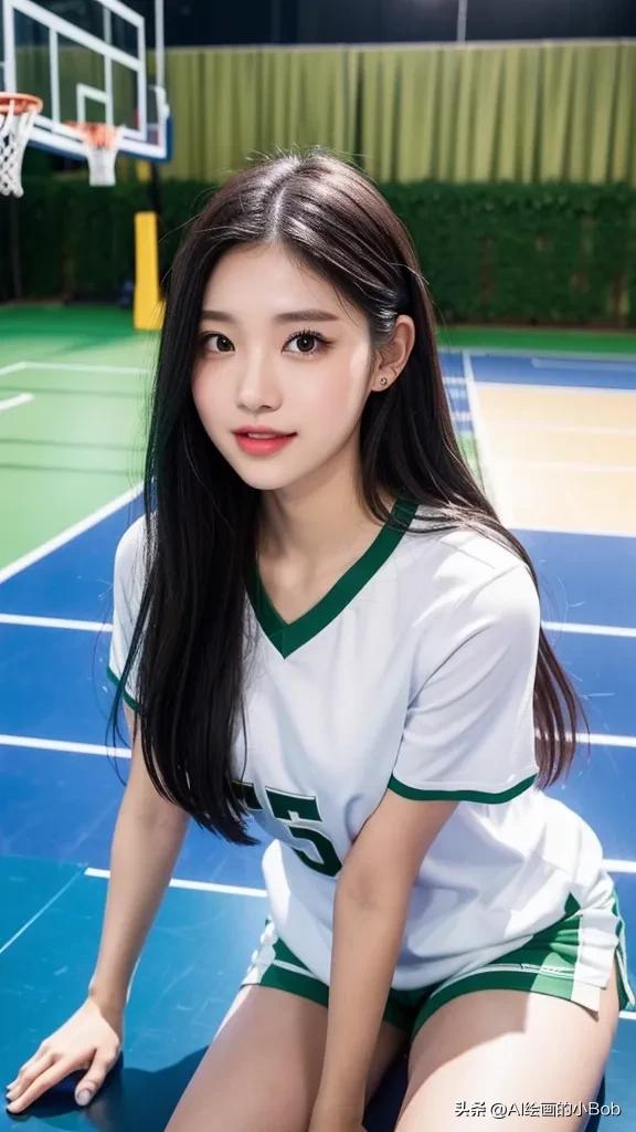 ai画打篮球女生图片,ai绘画女生打篮球教程