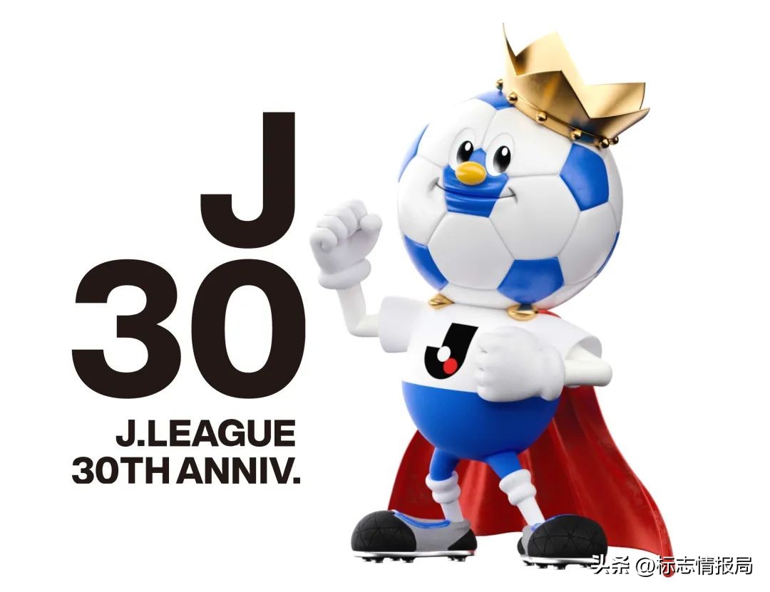 日本足球联赛会徽,日本周年logo设计