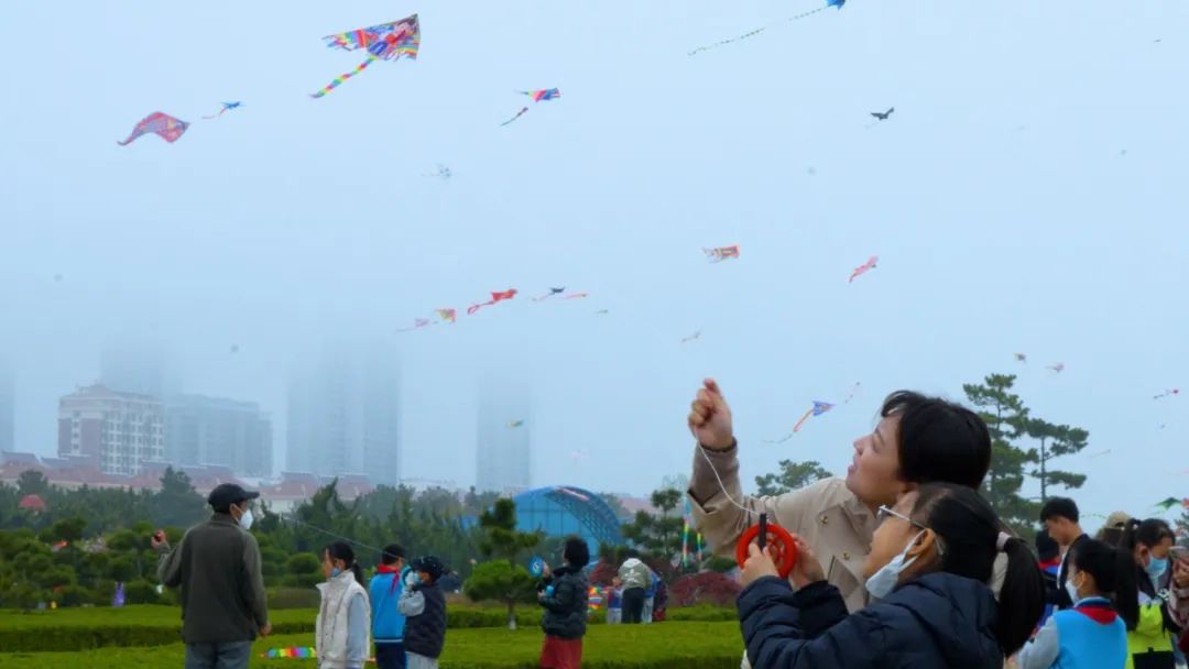 威海南海风筝节,南海公园风筝节