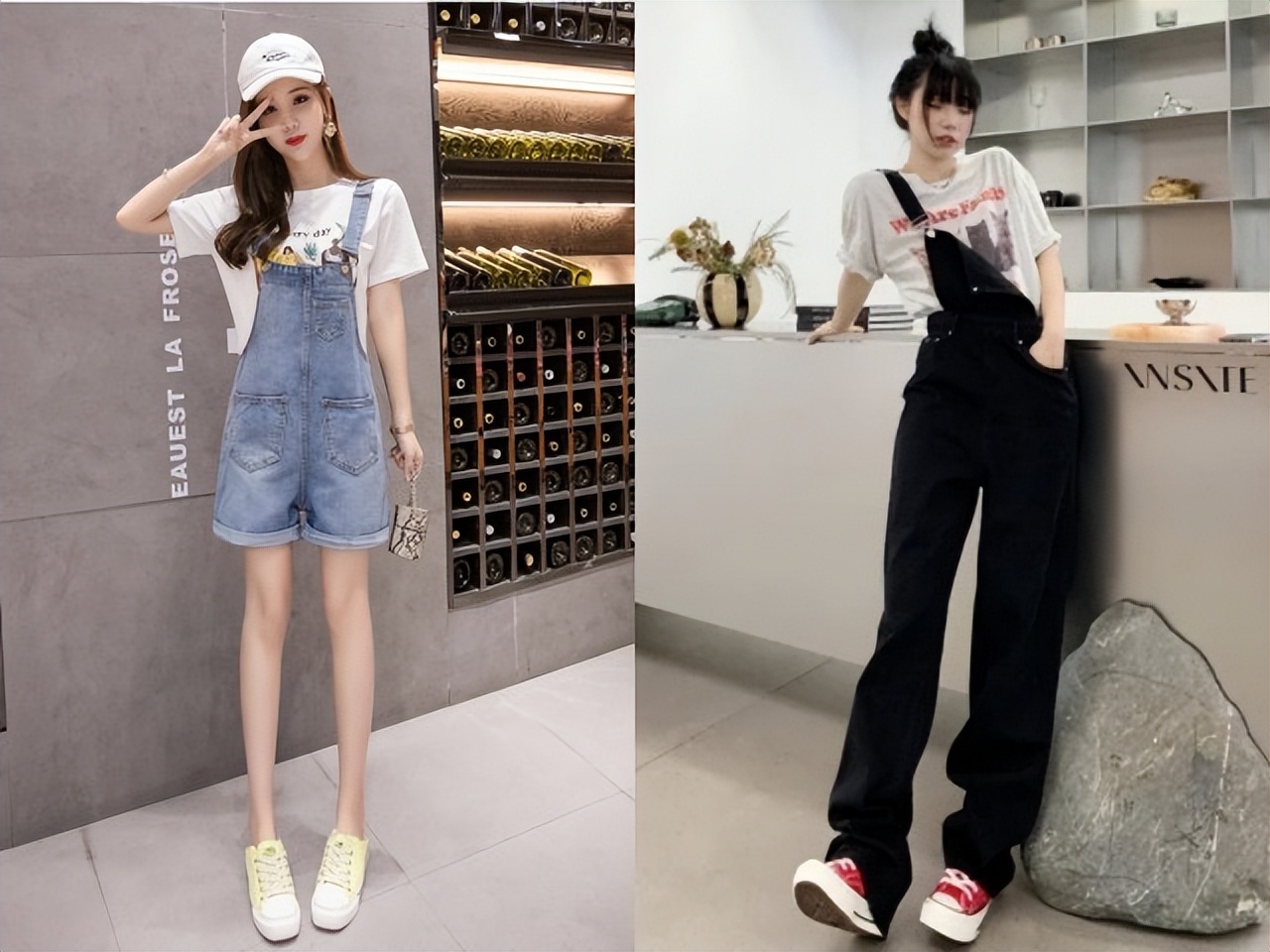 超燃炸街的白T恤牛仔裤穿搭