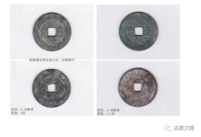 乾隆通宝背安南的价值,乾隆通宝背安南的价格