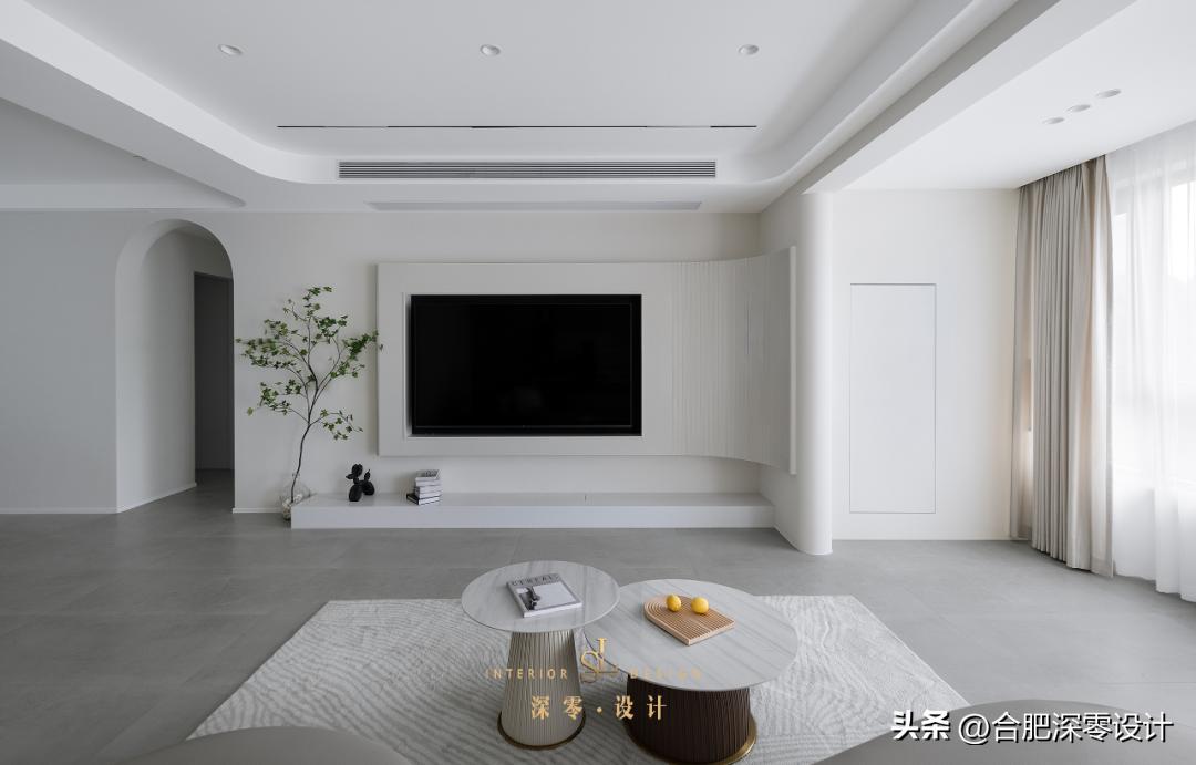 电视墙不重视收纳，反倒改做造型，图好看不“实用”，更上档次了