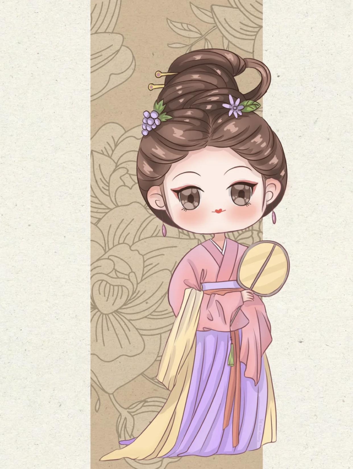 超萌的q版古风头像,古风q版头像唯美图文