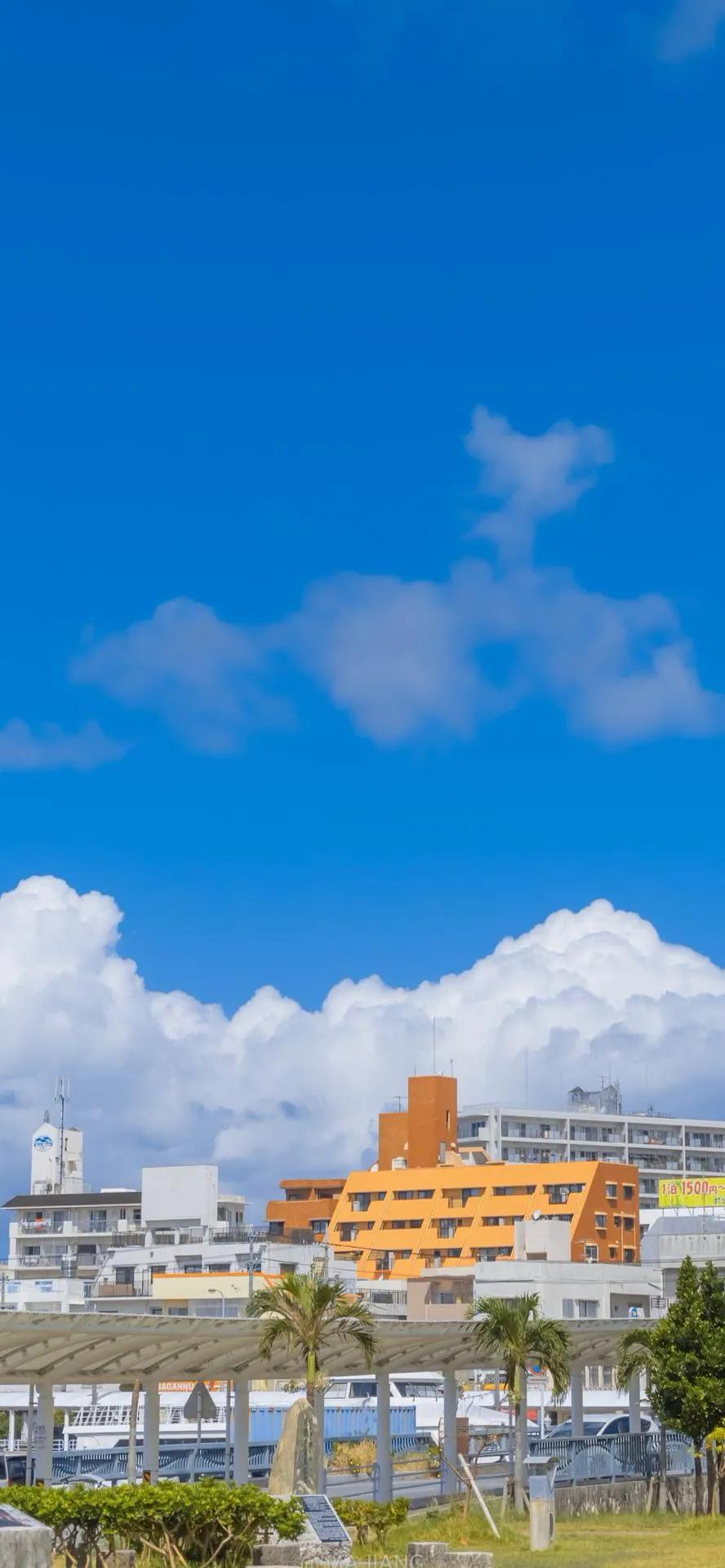 湛蓝的海水海滩风景高清壁纸,高清壁纸8k全屏无水印风景