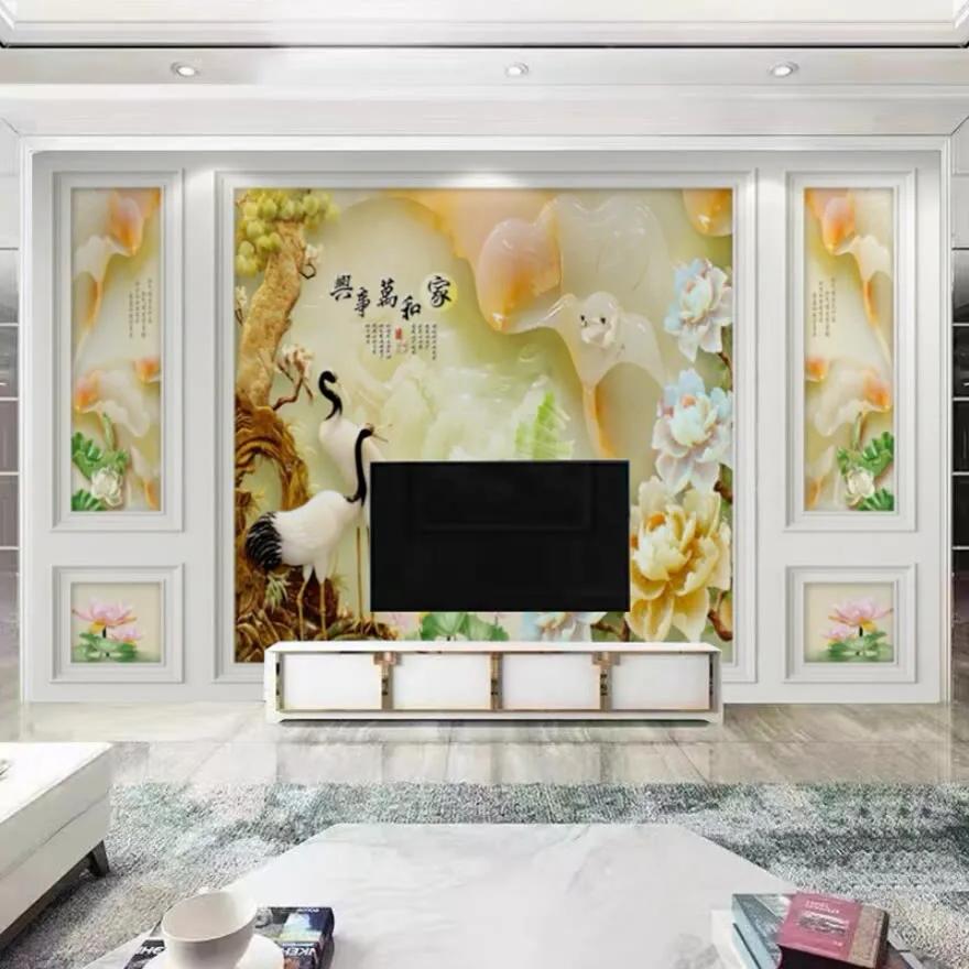 新款壁布背景墙,壁布电视背景墙图