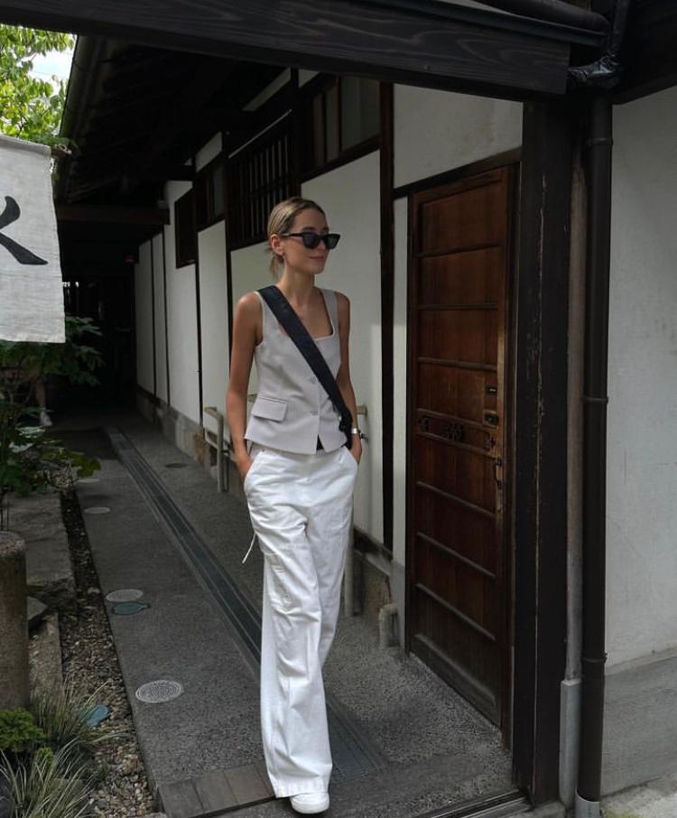 如获至宝的阔腿裤穿搭精髓,一年四季窄版阔腿裤穿搭