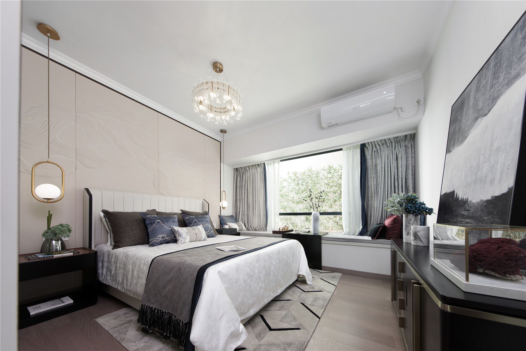 2019卧室飘窗设计获奖图片,卧室飘窗最新款最时尚设计