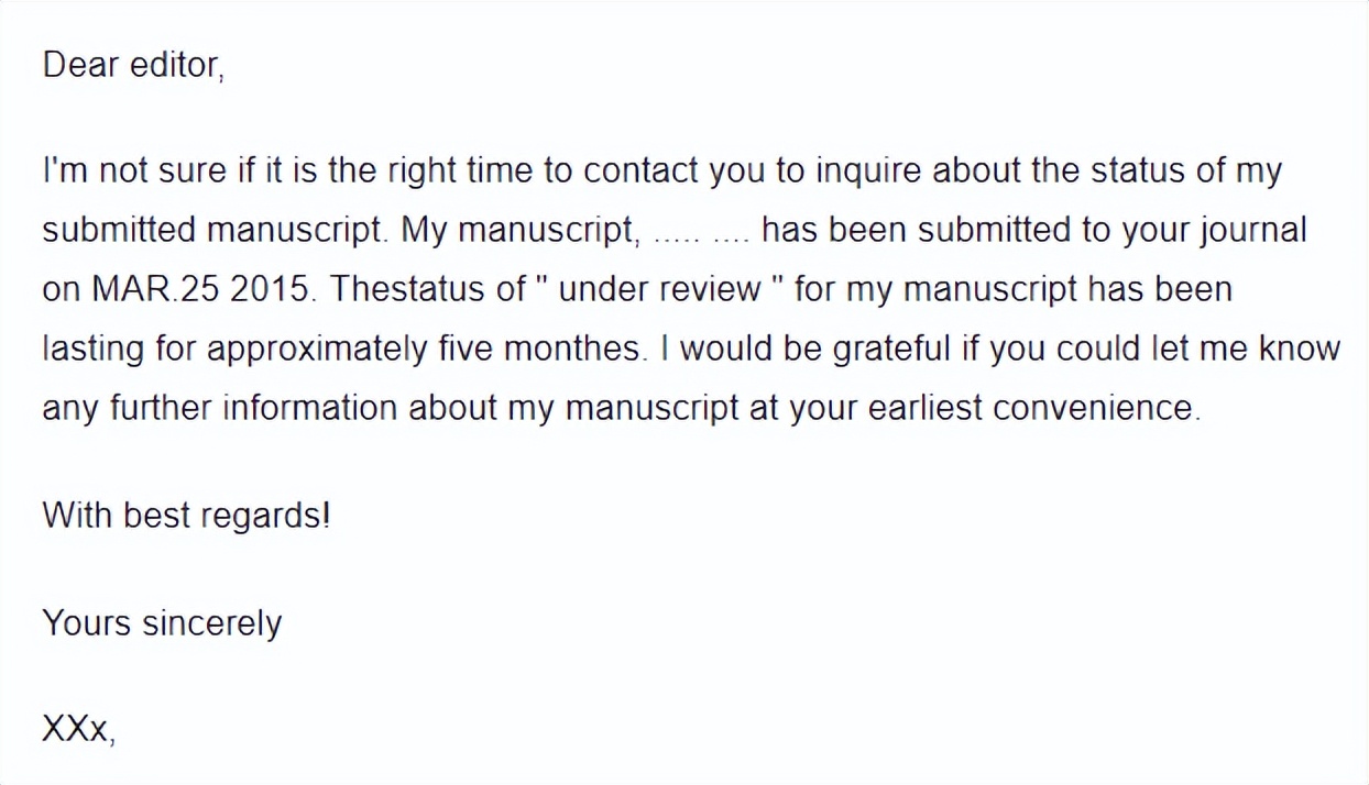 期刊投稿须知模板范文怎么写,论文投稿给编辑部催稿邮件如何写