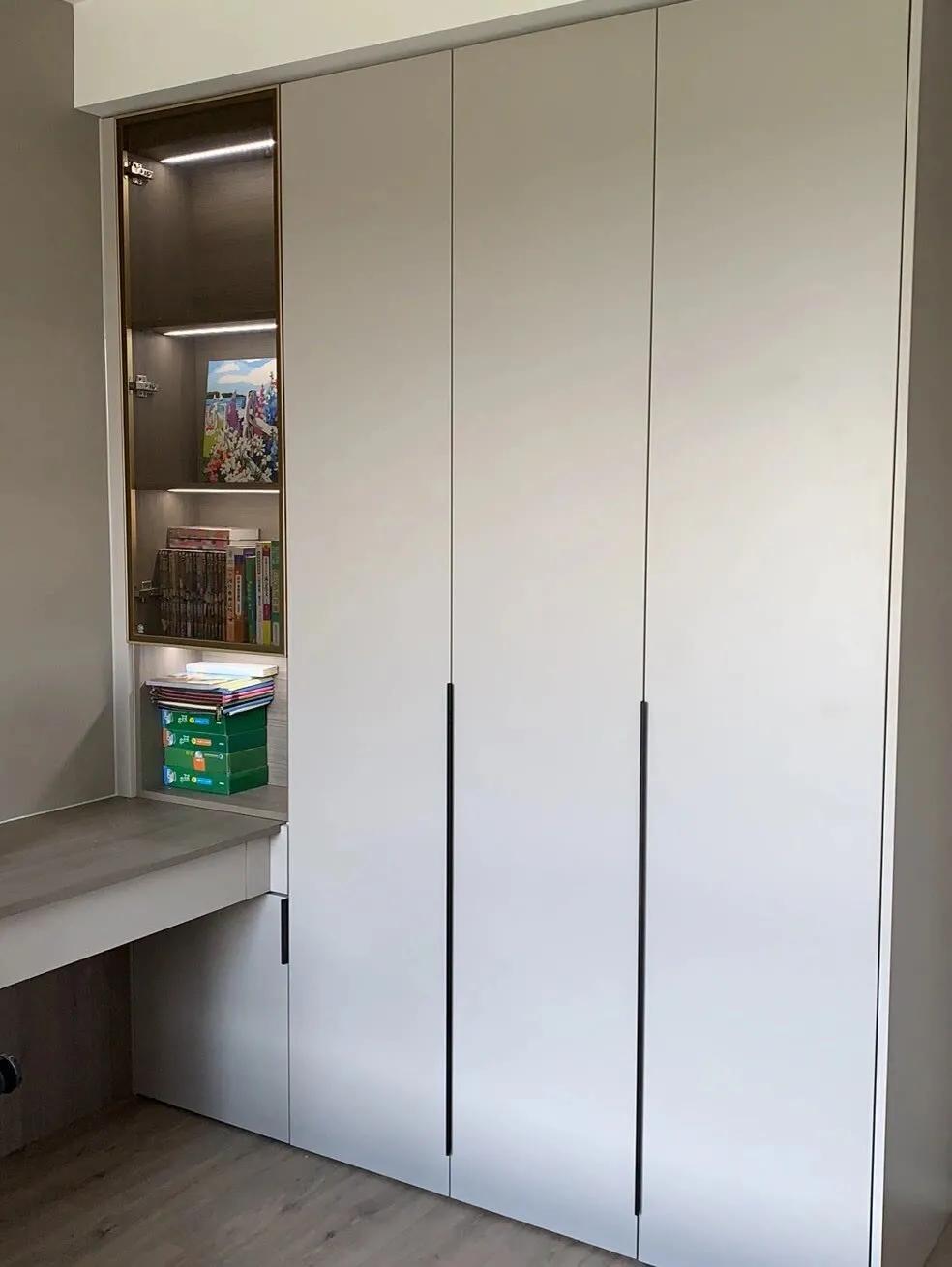 书桌衣柜一体180,儿童房定制书桌衣柜一体