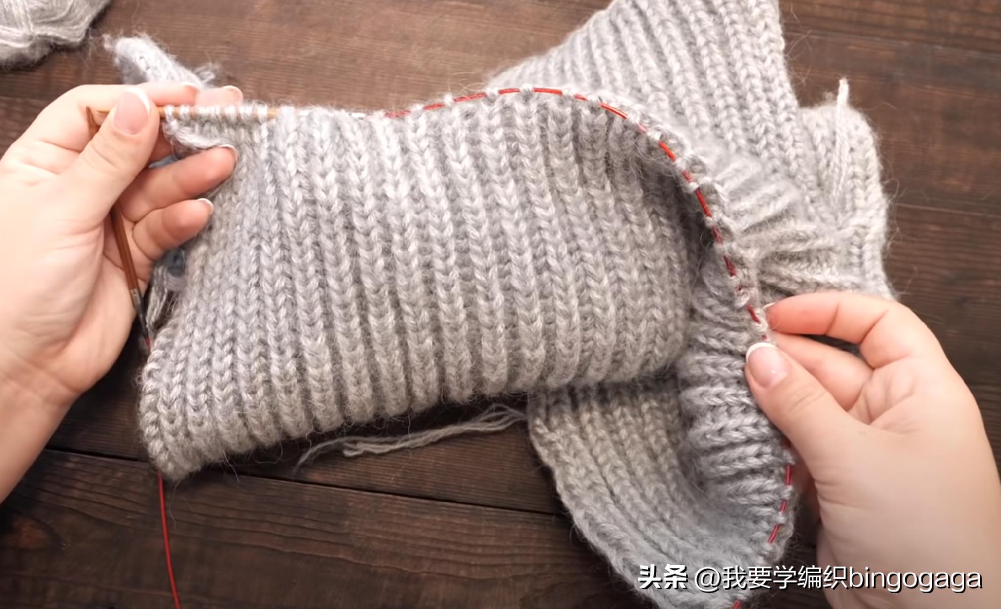 新款兔耳帽风雪帽编织教程,半檐冬季保暖帽编织教程