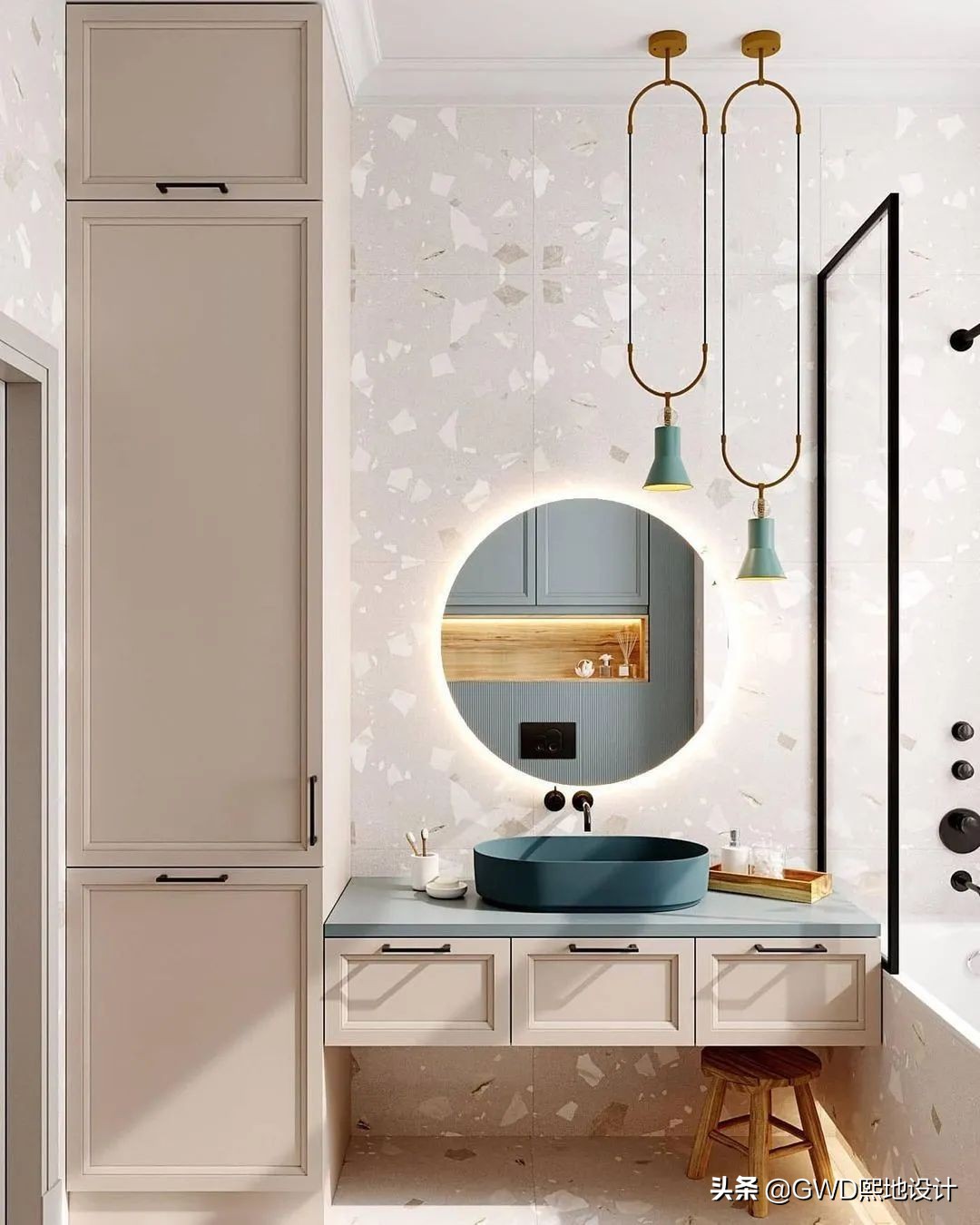 最美卫生间装修效果图,2021最火卫生间设计效果图