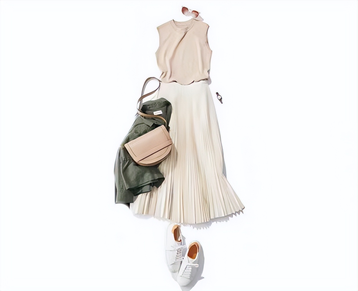 半裙穿搭参考,一件下身半裙搞定多种风格穿搭