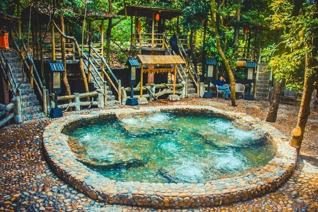 清远九州驿站树上温泉是真的吗,清远九州驿站