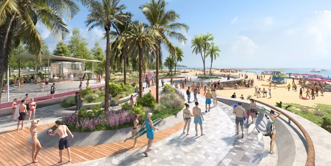 海口西海岸贯通工程新海港段,海口西海岸改造最新效果展示