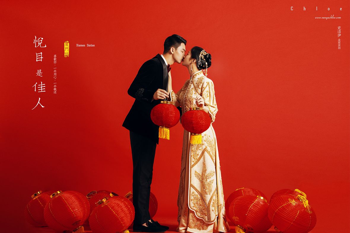 用中式风婚纱照与时间诉说浪漫,中式风婚纱照风格