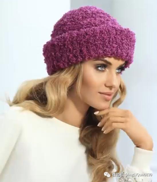 女士针织年轻款的洋气针织帽,针织帽合集