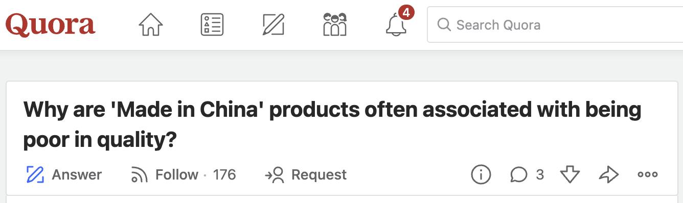 美论坛：为什么中国制造的产品质量很差？网友：这取决于你的需求
