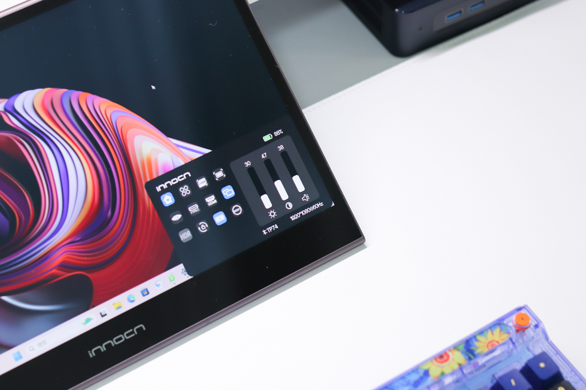 触摸便携式显示器可以当平板用,便携显示器触屏功能