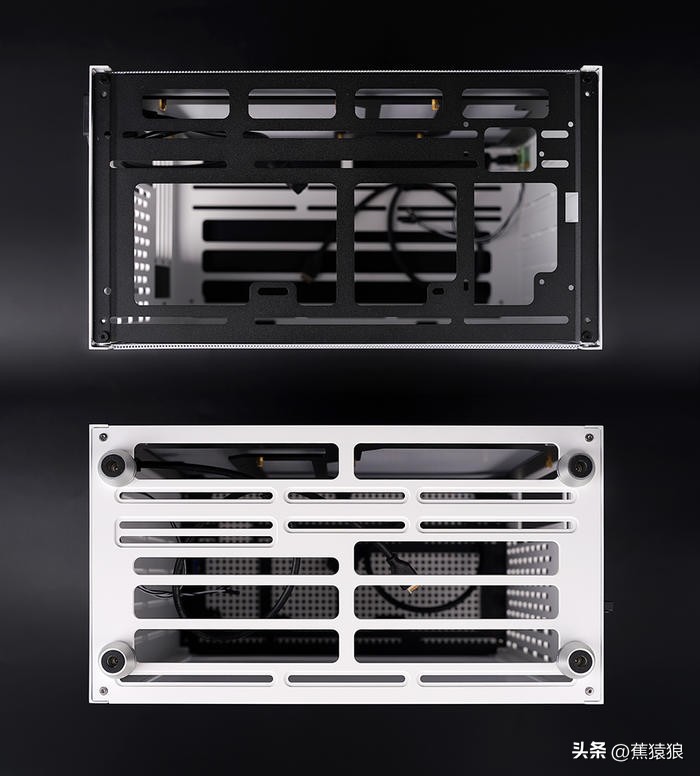 代码36KROGB760-GTUF4070TI，简约黑白调AKLLAA6MMATX机箱装机秀