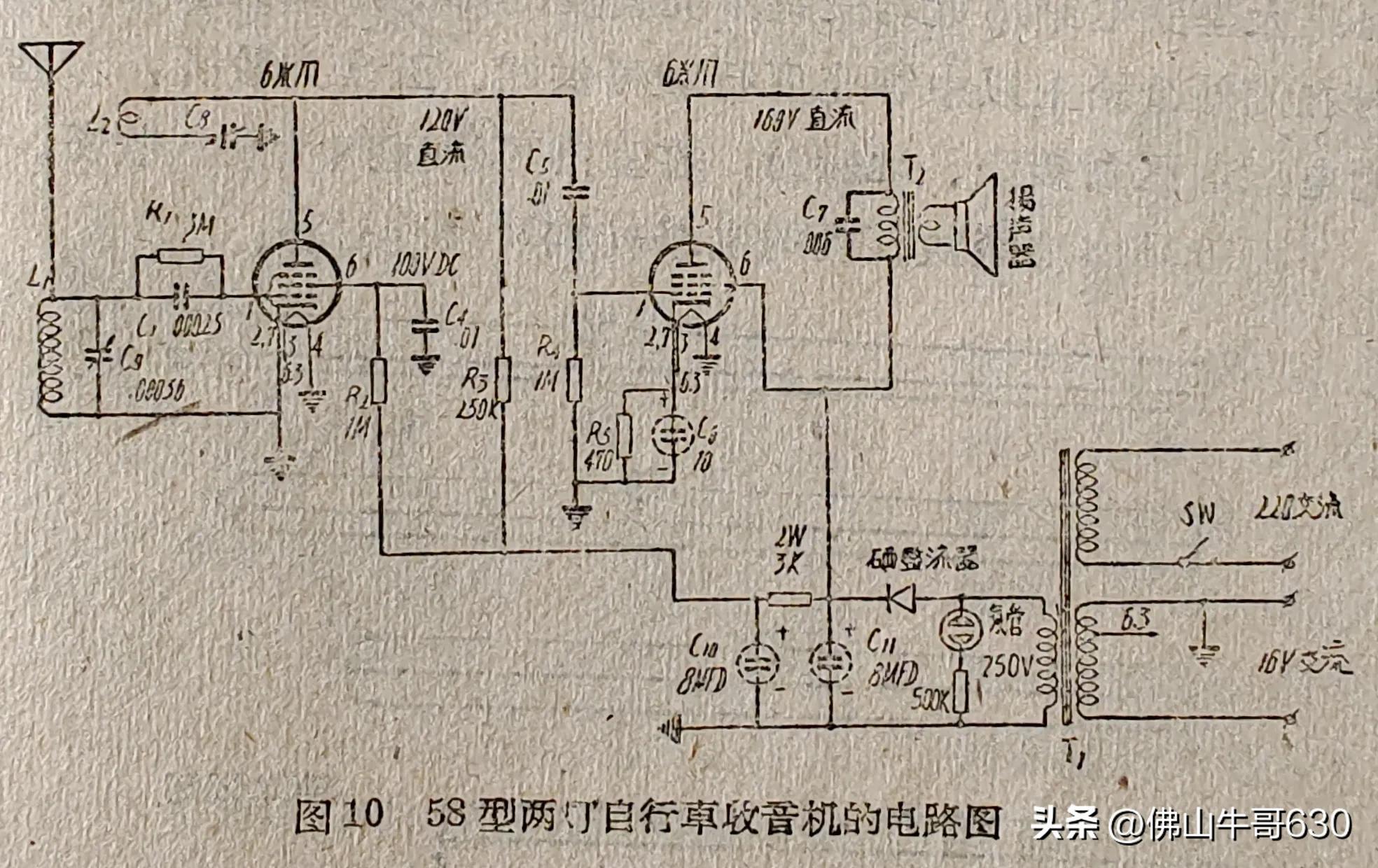 老款自行车发电机,老自行车收音机