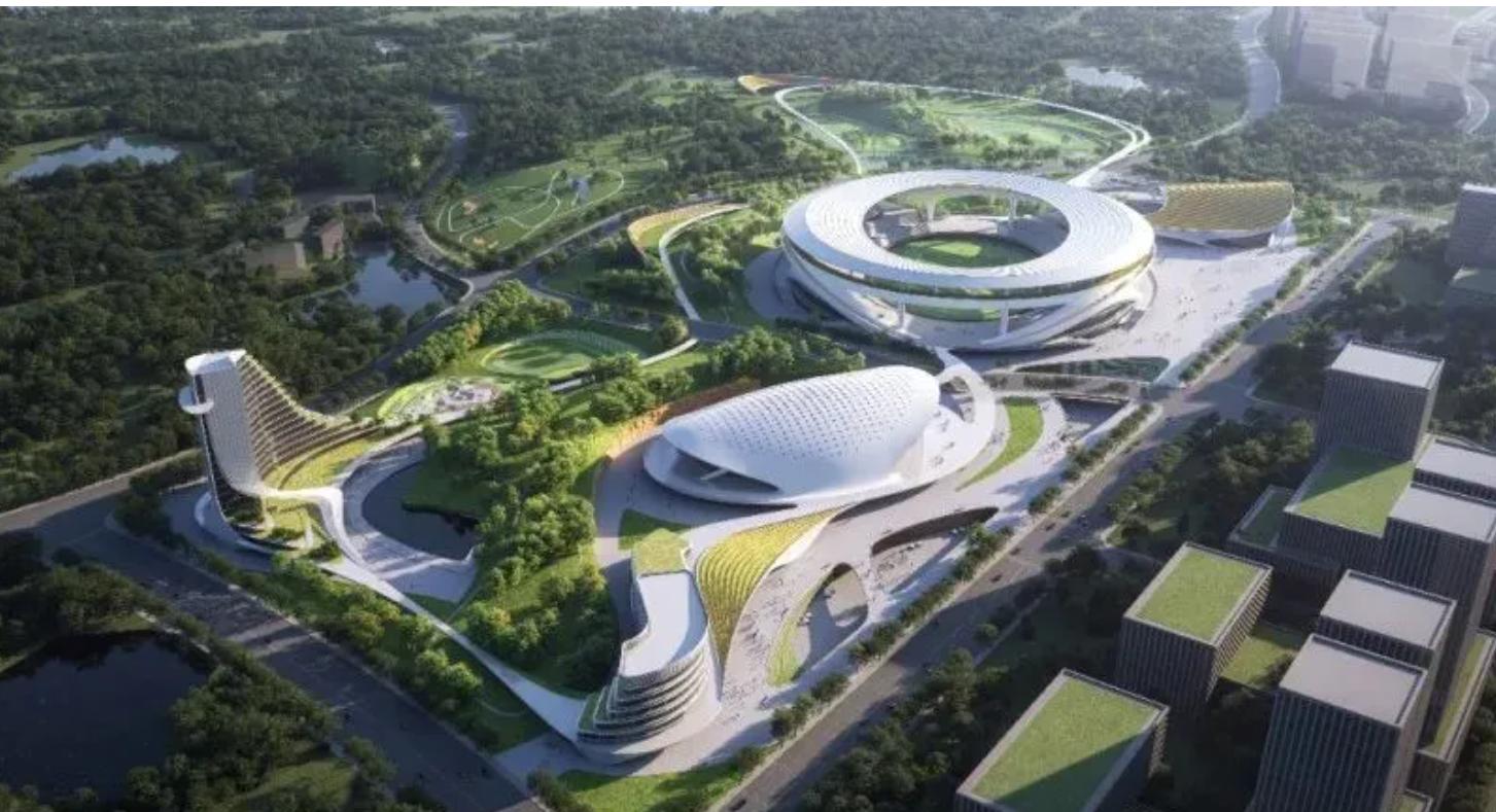 信阳市体育场现状,信阳市新建体育中心