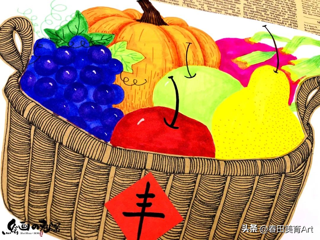 少儿美术课程中的技法,4-6岁少儿入门美术课程秋天