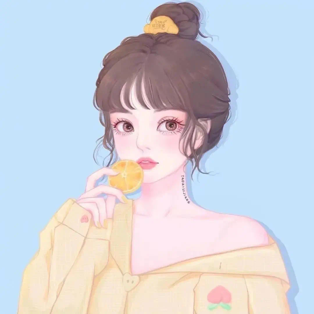 手绘闺蜜头像女好看,超美超可爱的手绘女生闺蜜头像