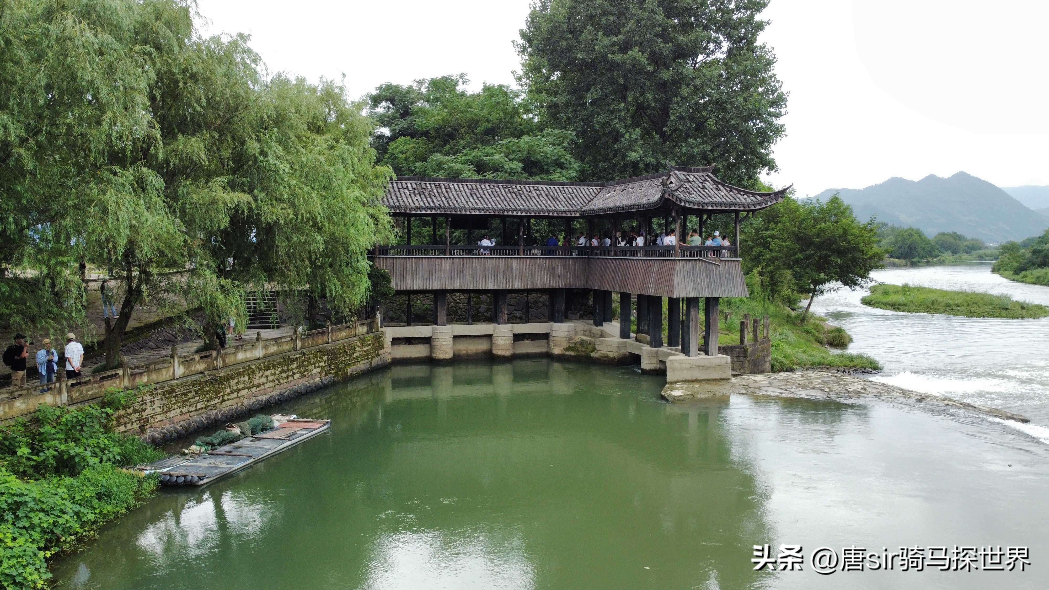 浙江丽水古堰画乡瓯江美景,丽水瓯江风情