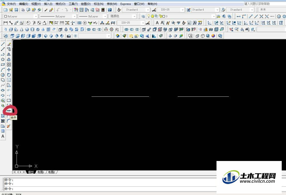 cad样条曲线怎么跟直线合并,cad中如何将两条直线合并成一条