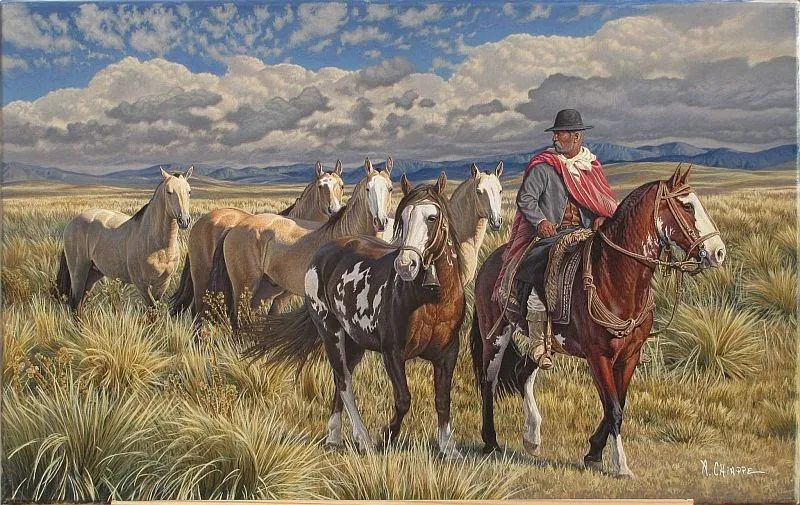 潘帕斯草原的牛仔，孤独与勇敢的化身——高乔人